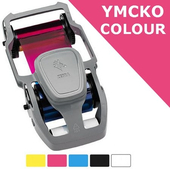 Картридж зі стрічкою для кольорового друку на 200 відбитків для Zebra ZC100/ZC300 (800300-250EM)